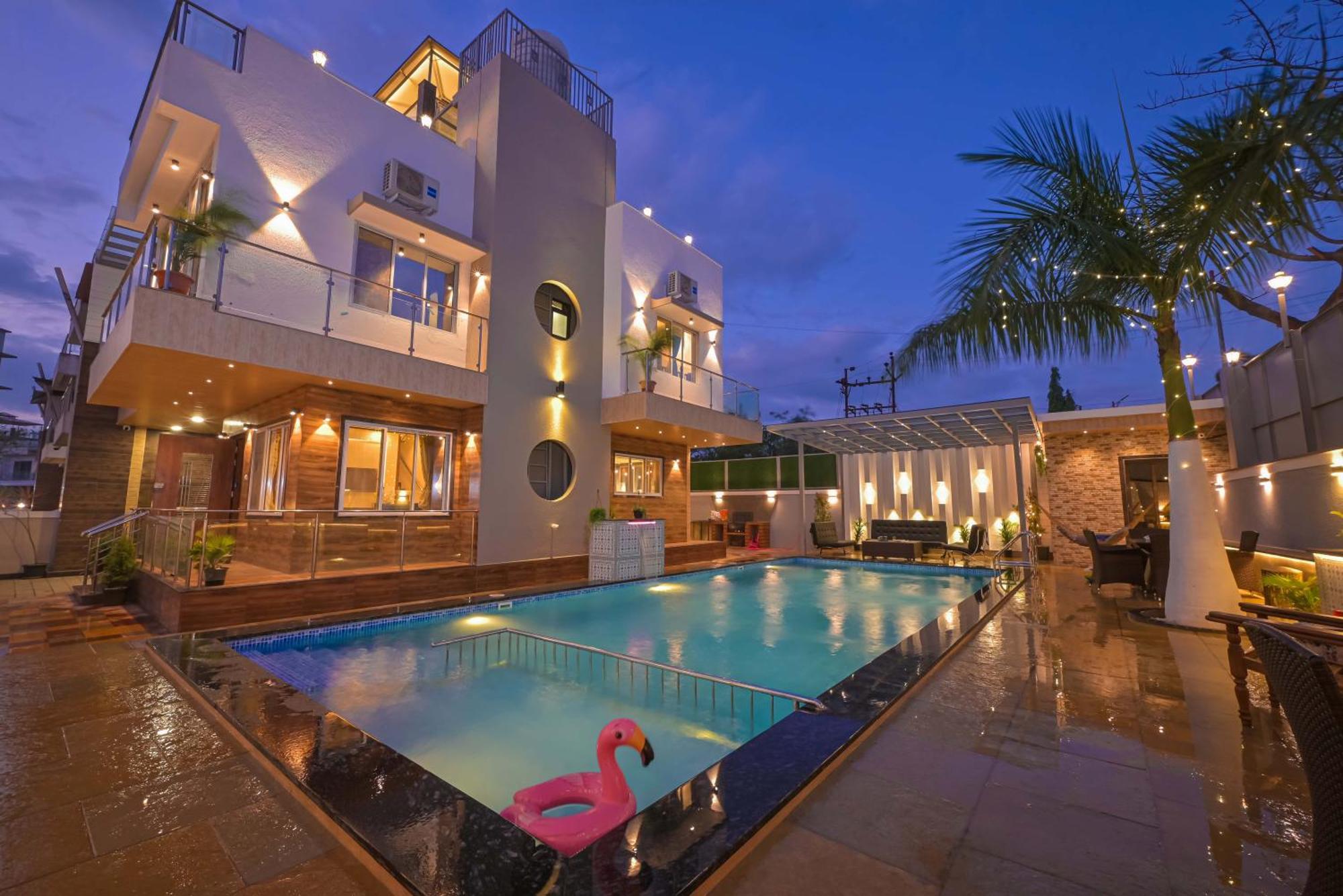 Azure Retreat Villa By Tropicana Stays Lonavala Exterior foto