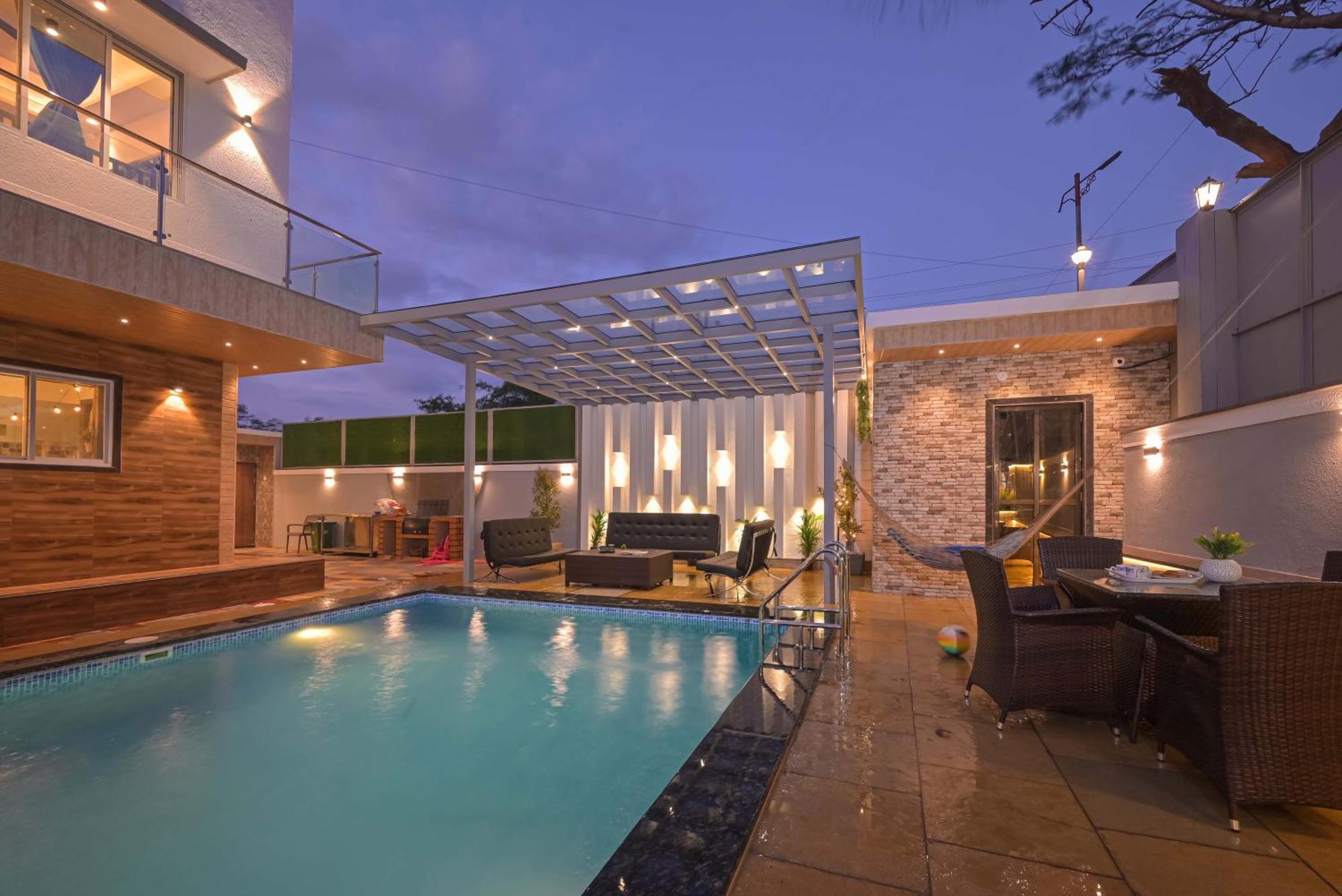Azure Retreat Villa By Tropicana Stays Lonavala Exterior foto